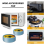 Air Fryer Egg Mold Individual Microwave Egg Cooker Blue 4Pcs 3