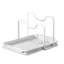 Suporte para tampas de panelas, organizador de tampas de panelas, suporte para colheres de fogão.