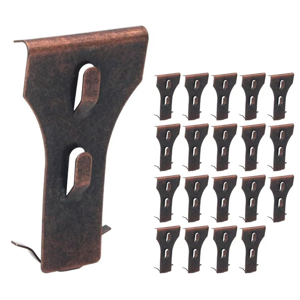 20Pcs Brick Hook Clips,Steel Brick Hanger For Hanging Outdoors 4711222802704
