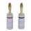 12 conectores banana de 4 mm para audio. 3