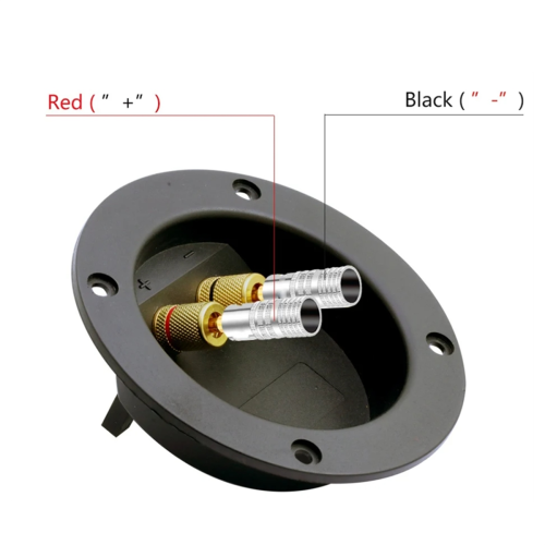 12 conectores banana de 4 mm para audio. 1