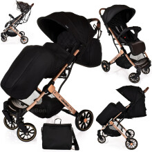 Baby Pushchair Lightweight Foldable Stroller with Foot Cover, Mommy Bag & Rain Cover