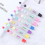 24Pcs Multi-Farbe Perlen Stifte 4-in-1 Bunte Perlen Stifte Einziehbare 3