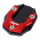 Almohadilla roja para pata de cabra de motocicleta 1