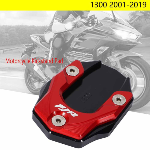 Almohadilla roja para pata de cabra de motocicleta 1