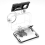 Capa à prova d'água para câmeras Action 3, Action 4 e Action Camera 7