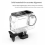 Capa à prova d'água para câmeras Action 3, Action 4 e Action Camera 5
