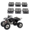 Τακάκια εμπρός και πίσω φρένων για TRX400EX 400 X Sportrax 2001-2008 5