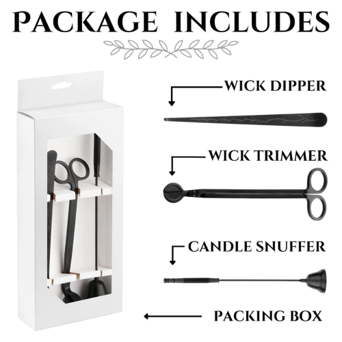 Candle Wick Trimmer Candle Accessories Set 2