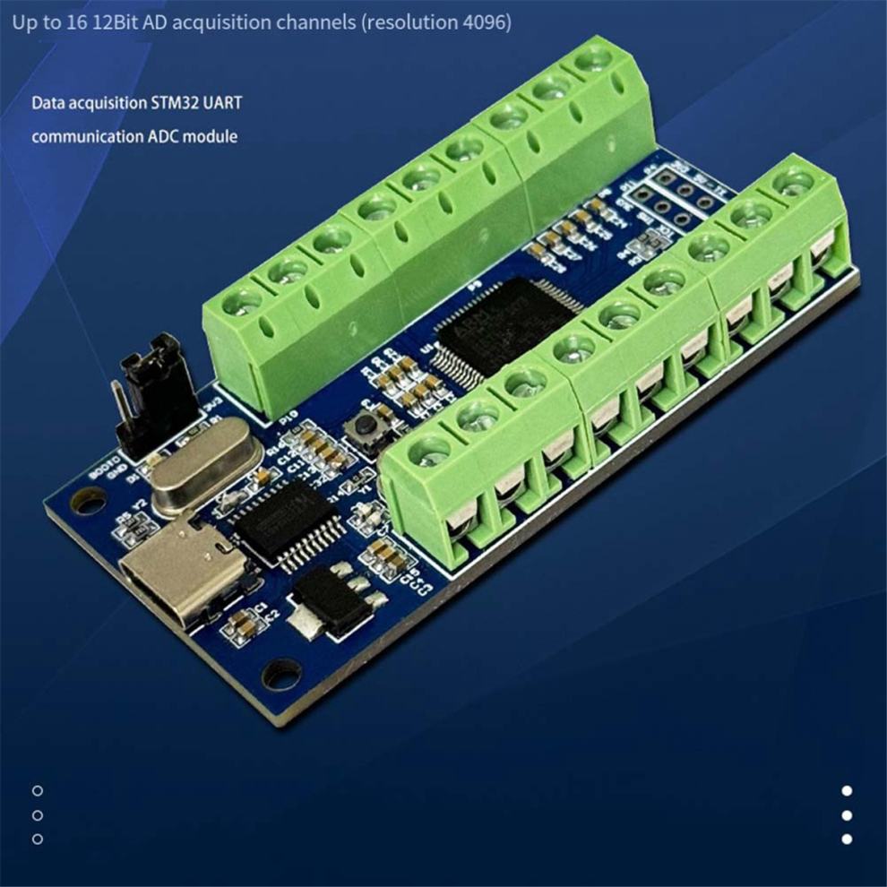 Usb Interface 16 Channels 12Bit Ad Sampling Data Acquisition Module 4711222890947