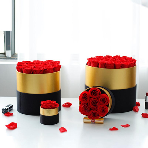 Romantische Ebene Eine ewige Rose in Box Geschenke Valentinstag Hochzeit-D