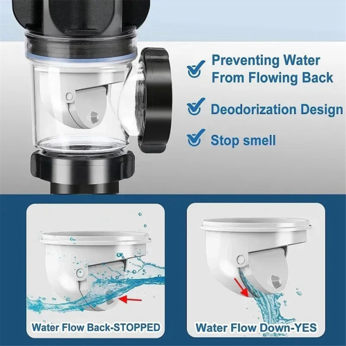 Flip-Sink Drain Retractable Deodorizing Filter 2PC 2