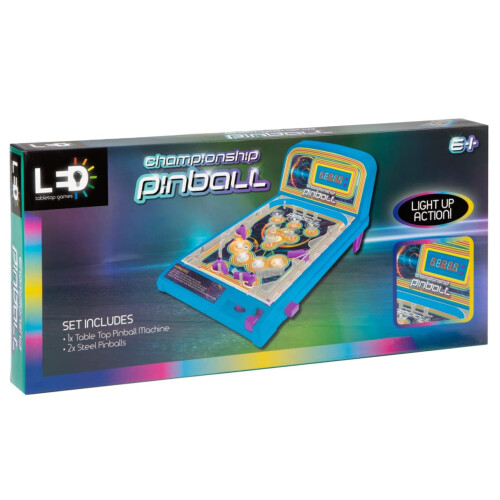 LED Championship Pinball Electronic Tabletop Mini Arcade Game 1