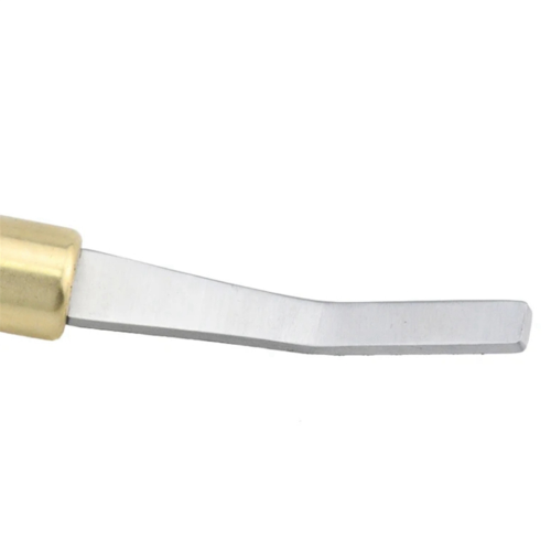 DIY leren randbehandeling polijsten ruw zonnepatroon 5 mm 2