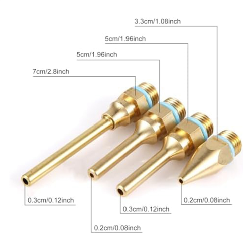 Nozzle,Copper Nozzles for Hot Glue Tools Sturdy Nozzle Tips Kit 2
