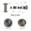 220-degree Solid Brass Peep Holes for Door with 16mm Drill Bit, A 6