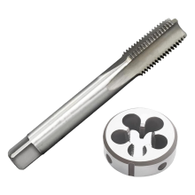 Zestaw gwintowników i narzynek metrycznych M14x1,5 mm, zestaw gwintowników maszynowych ze stali szybkotnącej