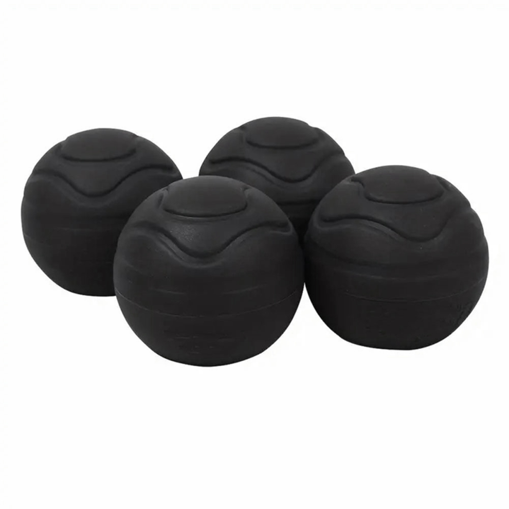4Pcs Moon Chair Foot Cover Chair Foot Protectors Camping Part, Black 4711222814660