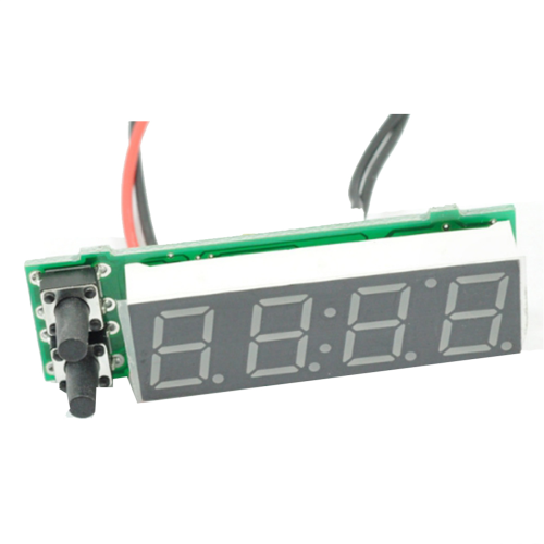 Reloj digital universal para coche, color verde 2