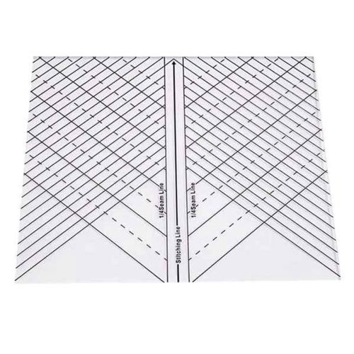 Regla recta para acolchado de arco, regla recta para coser