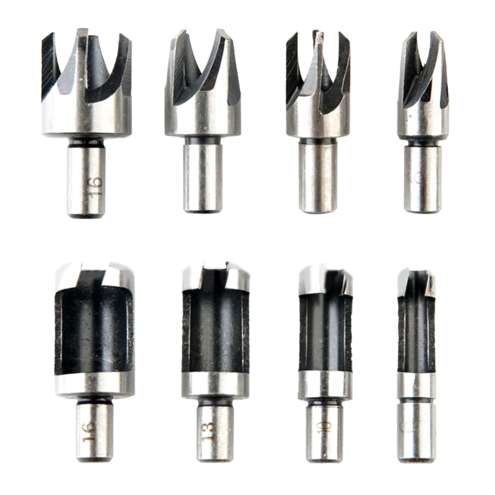 Wood Plug Cutter Straight And Taper Claw Drill Bit Set 4711222818125