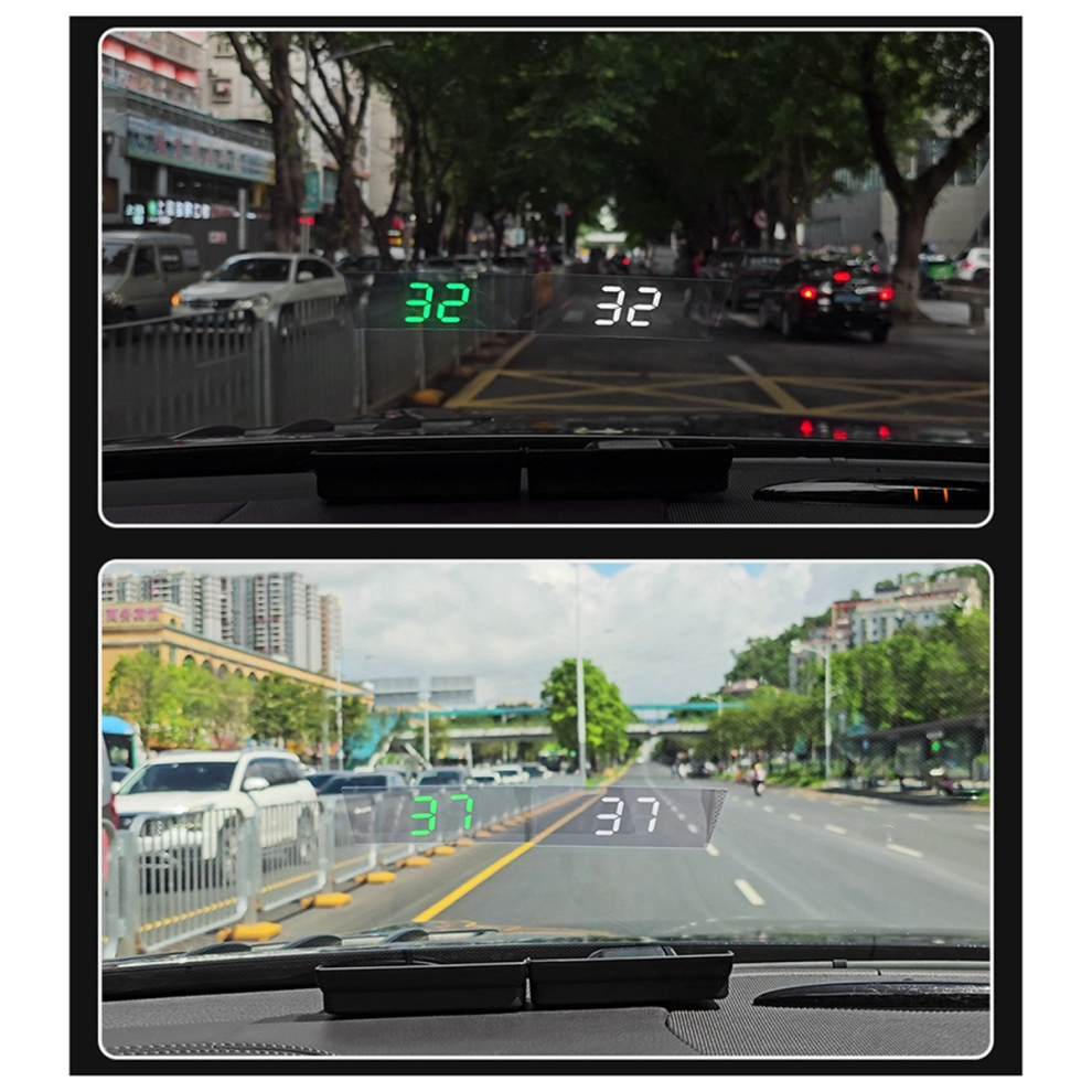 V9 Car Head-Up Display Hud Speedometer Display Windshield Projector B 4711222818675