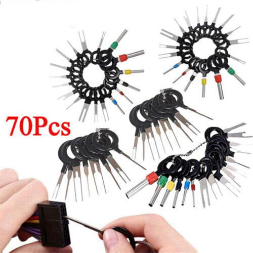 70 Piece Set Terminal Puller Removal Tool Connector Remover Tool