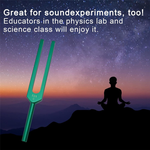 Tuning Fork, 528 Hz Tuning Forks for Healing Chakra,Green 1