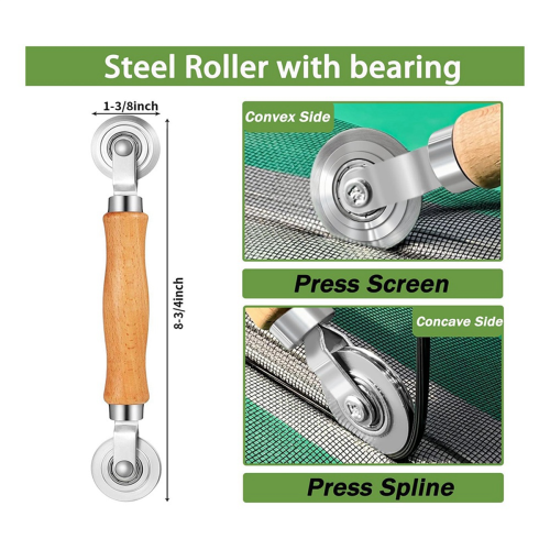 Siebrollenwerkzeug, Sieb-Spline-Werkzeug, Spline-Rolle 1