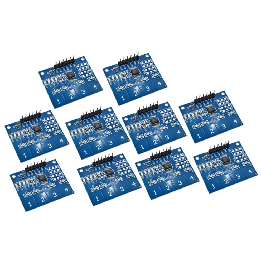 10PCS TTP224 Digital Touch Sensor Capacitive Switch Module Button