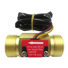 -B6 DN20 Czujnik przepływu wody DC5-18V 1-30L/min Przepływomierz