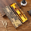 2 Pairs Chopstick Reusable Chinese Chopsticks with Holder,B 5