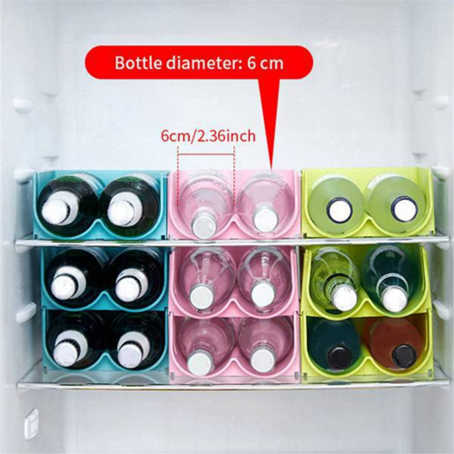 3Pcs Beer Holders Soda Can Holder Bottle Storage Rack,Blue 2