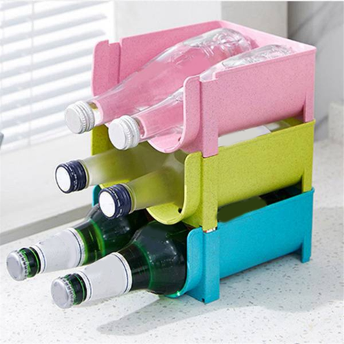 3Pcs Beer Holders Soda Can Holder Bottle Storage Rack,Blue 1