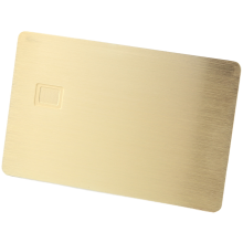 Wizytówka z paskiem magnetycznym HICO o grubości 0,8 mm, do druku, metalowa, pusta