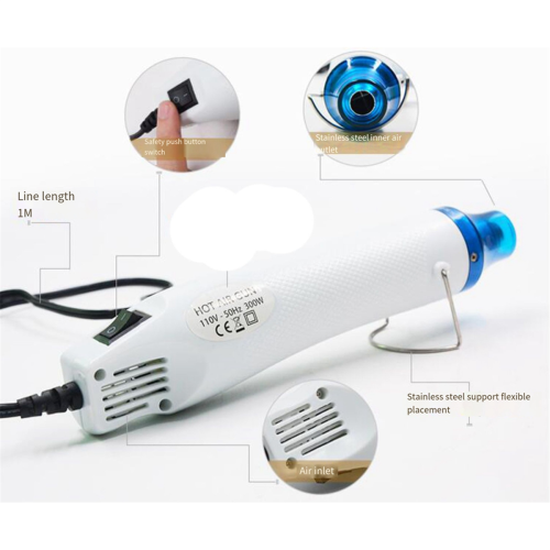 300W Hot Air Machine Mini Temperature Blower EU Plug C 2