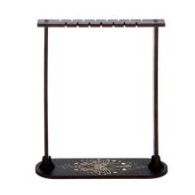 Wood Wiccan Crystal Holder Wooden Pendulum Display Stand,B