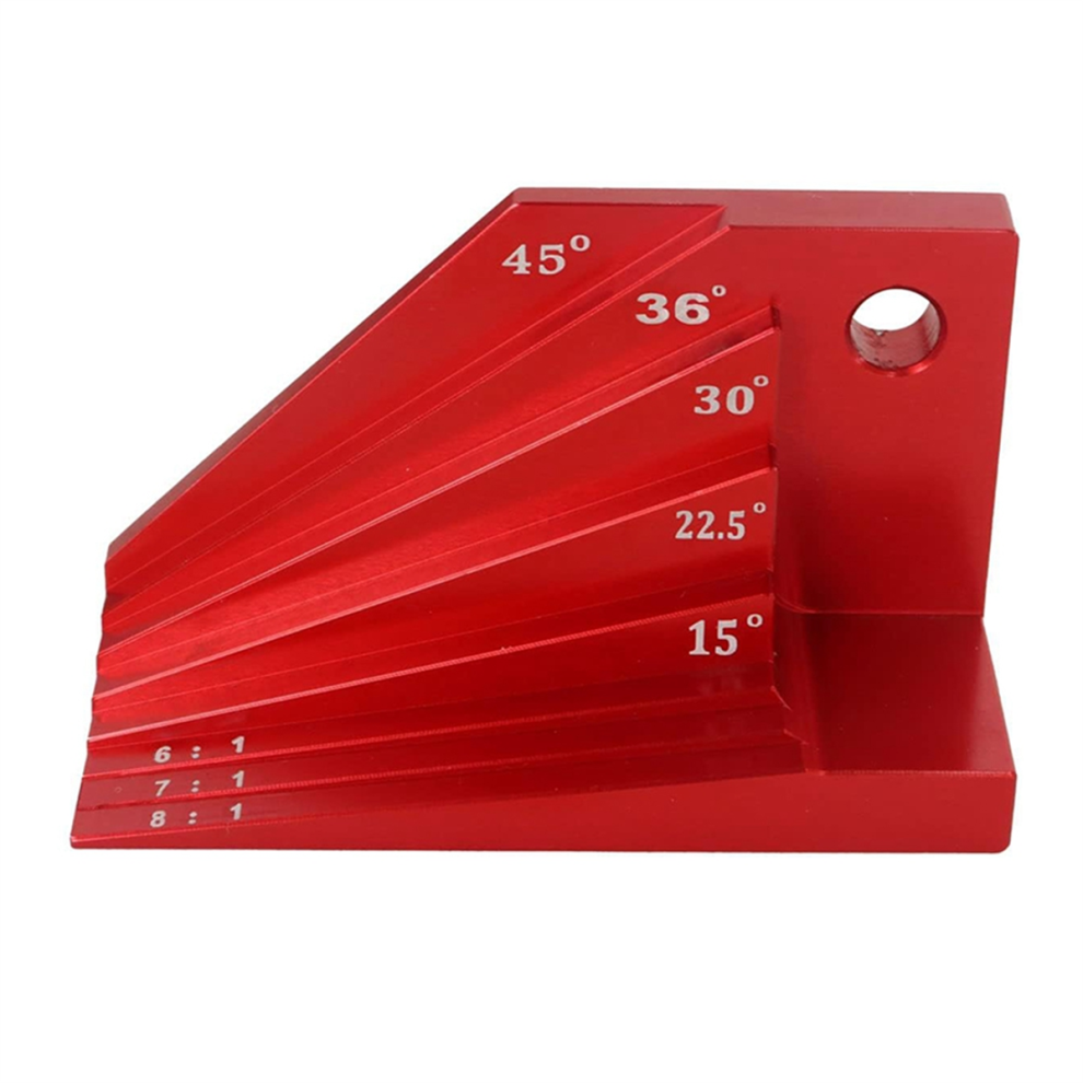 Bevel Block Gauge, Aluminum Alloy Angle Finder Bevel Protractor 4712683780693