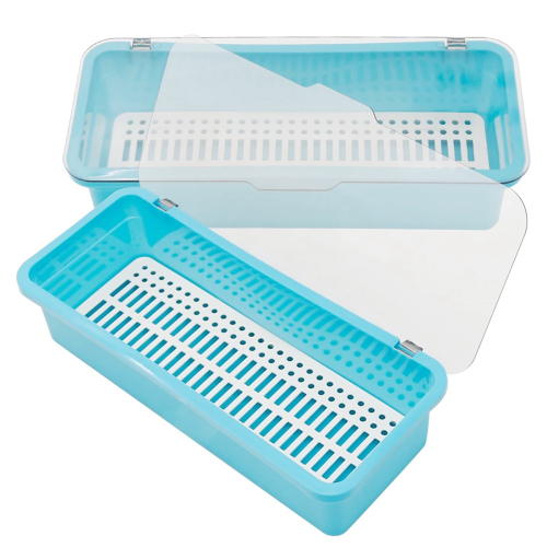Flatware Tray, Utensil Storage with Lid Plastic Cutlery Tray, C 2