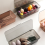 Flatware Tray, Utensil Storage with Lid Plastic Cutlery Tray, E 3