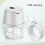 USB Electric Garlic Chopper 250ML Wireless Food Chopper, White 7