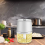 USB Electric Garlic Chopper 250ML Wireless Food Chopper, White 4