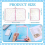 A5 Budget Map Omslag met Rits, Map Planner, Roze 5