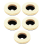5Pcs High-Gloss Wool Polishing Wheel Disc Arbor, for Angle Grinder 1