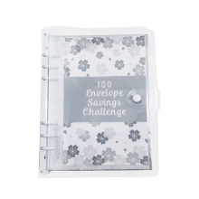 100 enveloppen Challenge spaarmap voor budgetplanning wit