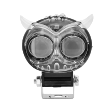 Projecteur LED à lumière colorée, feu antibrouillard auxiliaire pour moto/voiture