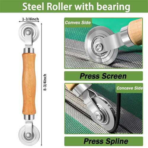 Screen Tool Set, Screen Pressure Changer Screen Door Repair Kit 1