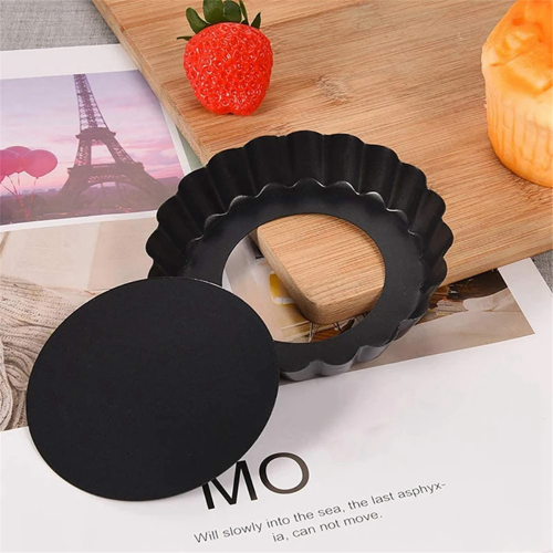 4 szt. 4 cale/10 cm mini foremki do muffinek i babeczek, forma do tarty i quiche 2