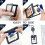 Black ID Badge Holder Vertical ID Card Holder ID Card Case Protector 2
