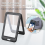 Black ID Badge Holder Vertical ID Card Holder ID Card Case Protector 4